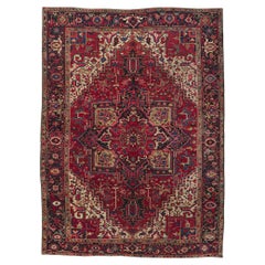 Antique Persian Heriz Rug