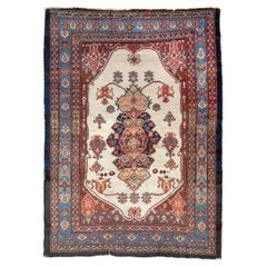 Ancien tapis persan Heriz, fin du 19e siècle