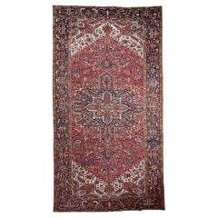 Antique Persian Heriz Rug Rich & Colorful Northwest Tribal Gem, c.1925-35