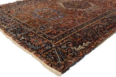 1910's Persian Heriz Carpet with Modern Traditional Style