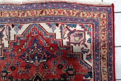 Antique Persian Heriz Rug, Wool, Handmade, 3 ft x 4 ft 4 in, Circa 1920 - 1C1202