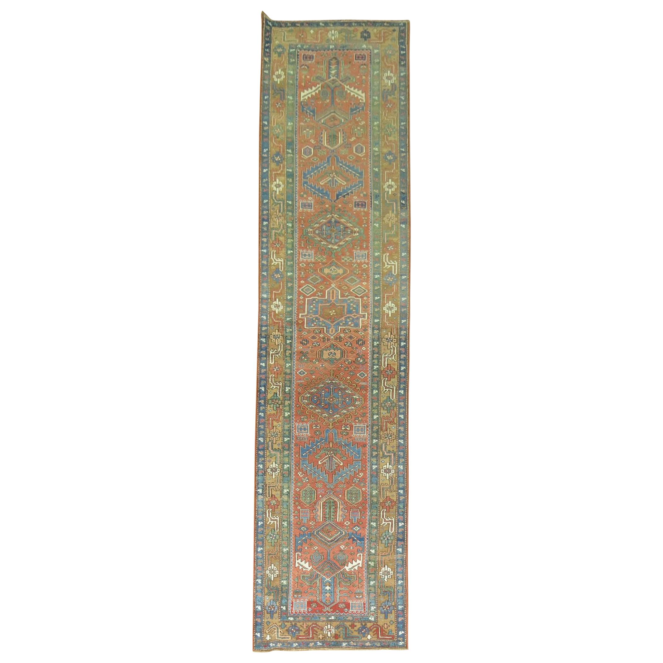 Antique Persian Heriz Runner