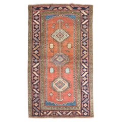 Antique Persian Heriz Scatter Rug