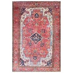 Persa antiguo  Alfombra Heriz/Serapi, hacia 1910 #17402