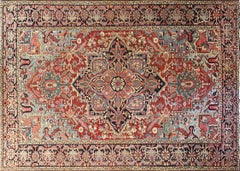 Antique Persian Heriz/Serapi Carpet, Painting For Floor
