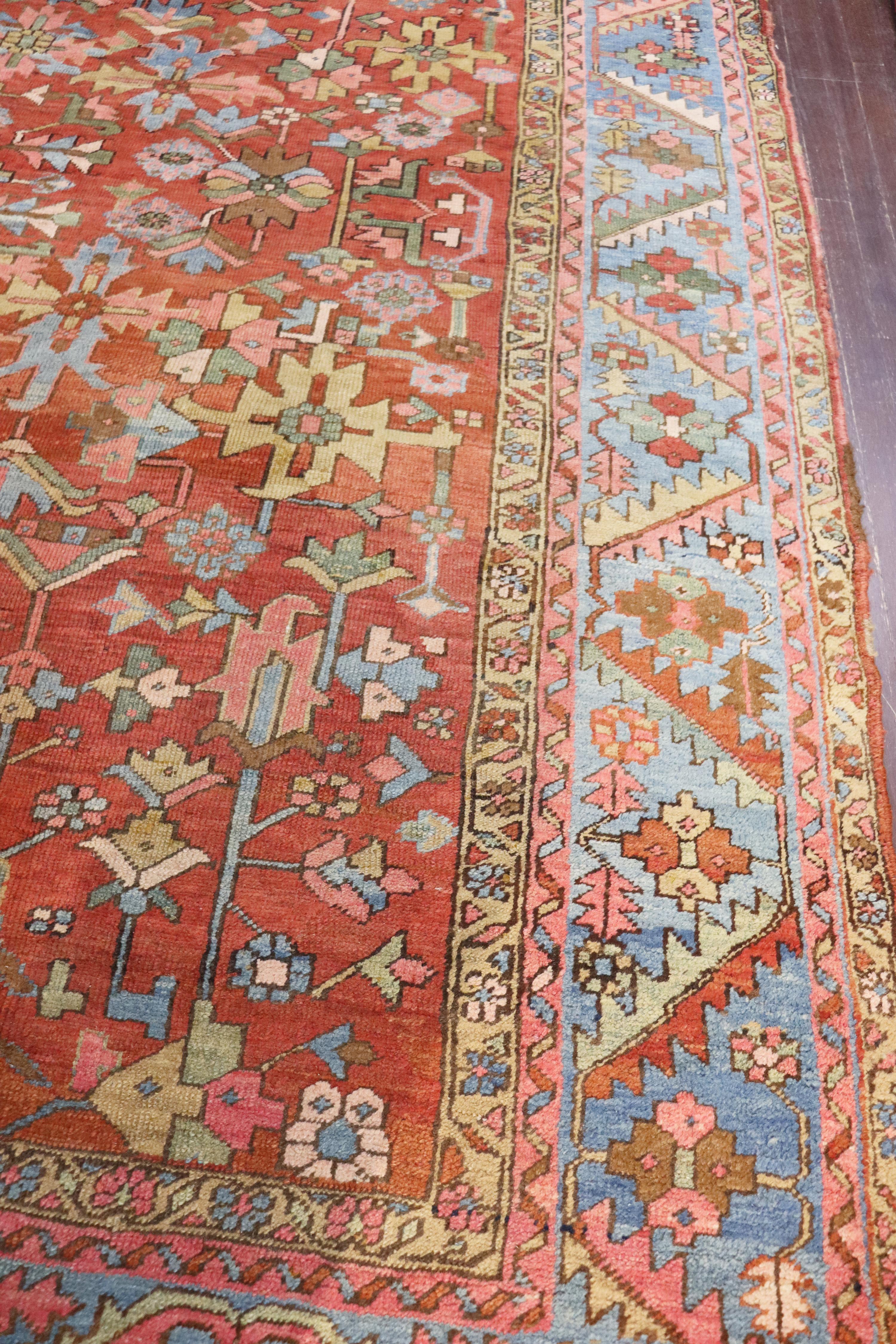 Heriz Serapi Antique Persian Heriz/Serapi Carpet, Room Size