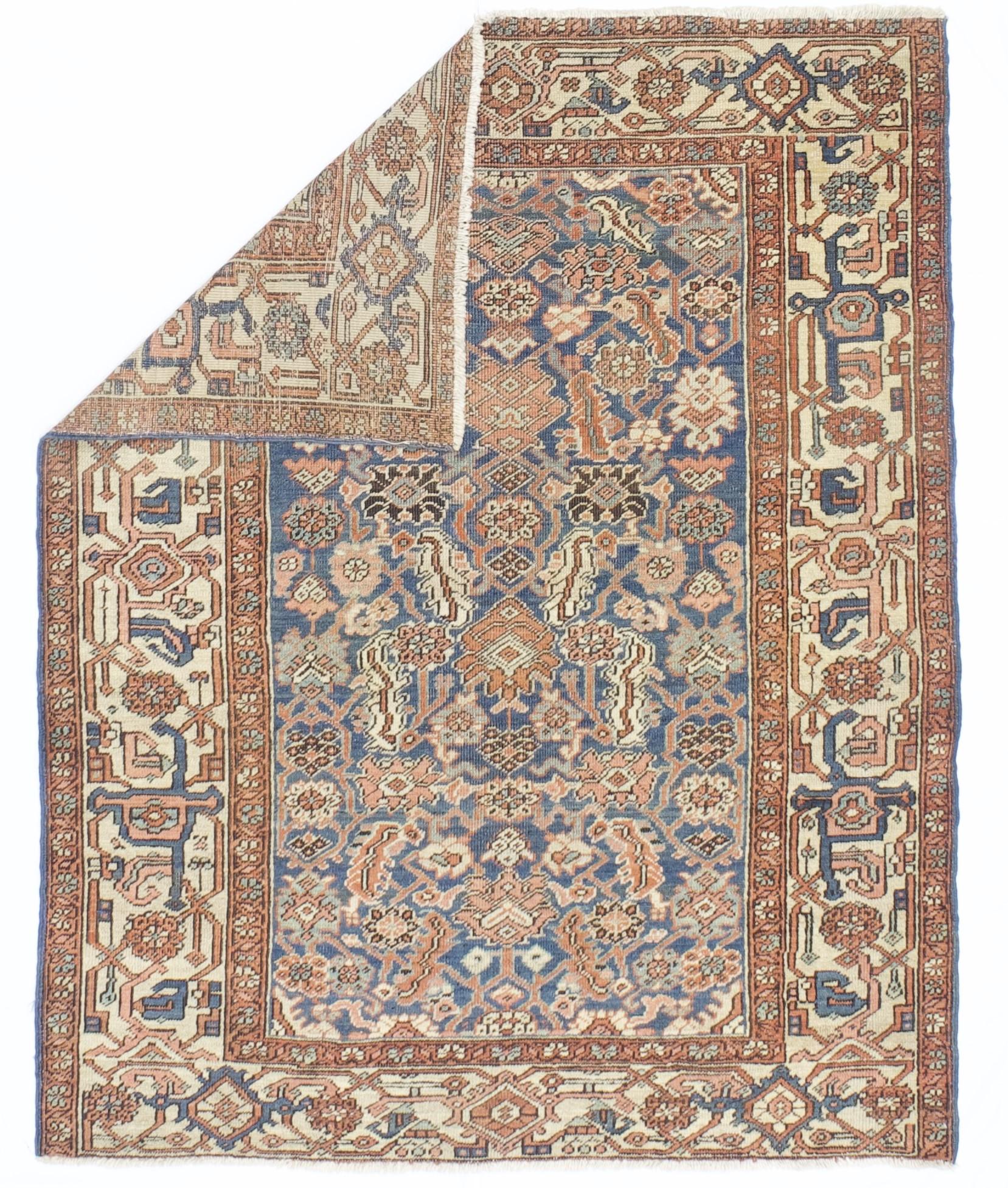 Antiker persischer Heriz/Serapi-Teppich 4'5