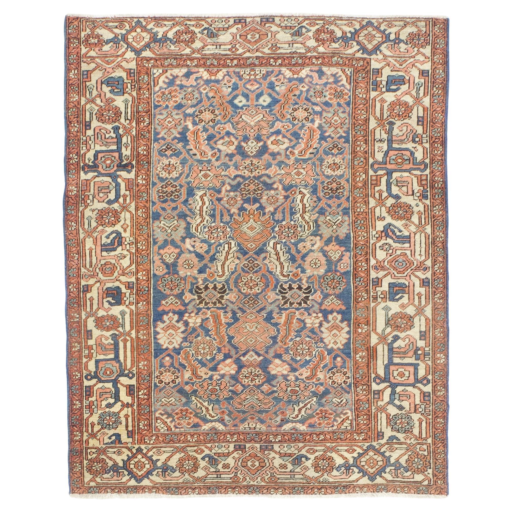 Antique Persian Heriz/Serapi Rug 4’5" x 5’7”