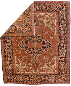 Antique Persian Heriz/Serapi Rug 5'1" x 6’1"