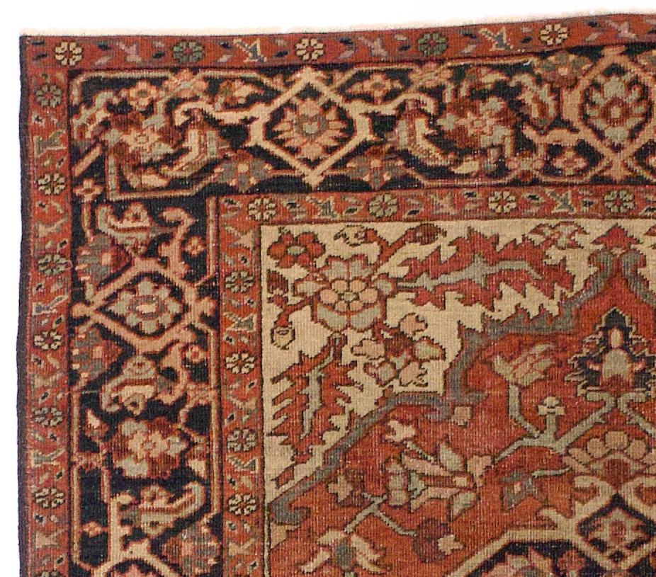 Antique Persian Heriz/Serapi Rug 5'1