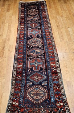 Antique Persian Heriz Serapi Runner