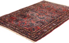 Antique Persian Hussainabad Hamadan Rug, 02'08 x 04'03