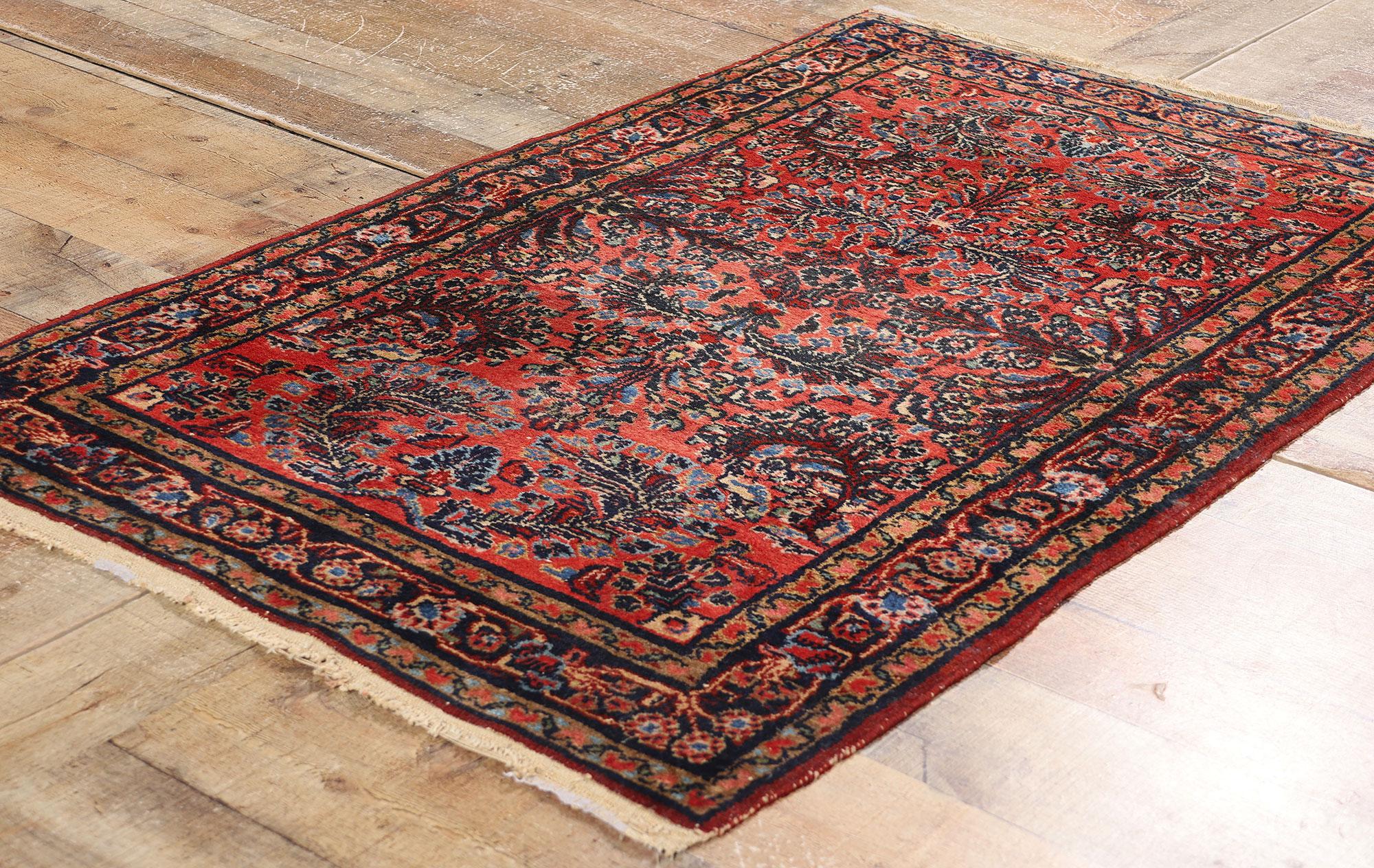 XX secolo Tappeto antico persiano Hussainabad Hamadan, 02'08 x 04'03 in vendita
