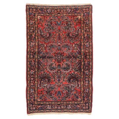 Antique Persian Hussainabad Hamadan Rug, 02'08 x 04'03