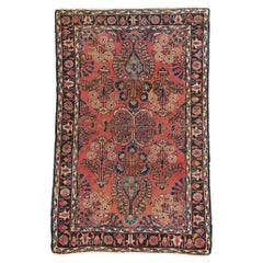 Antique Persian Hussainabad Hamadan Rug