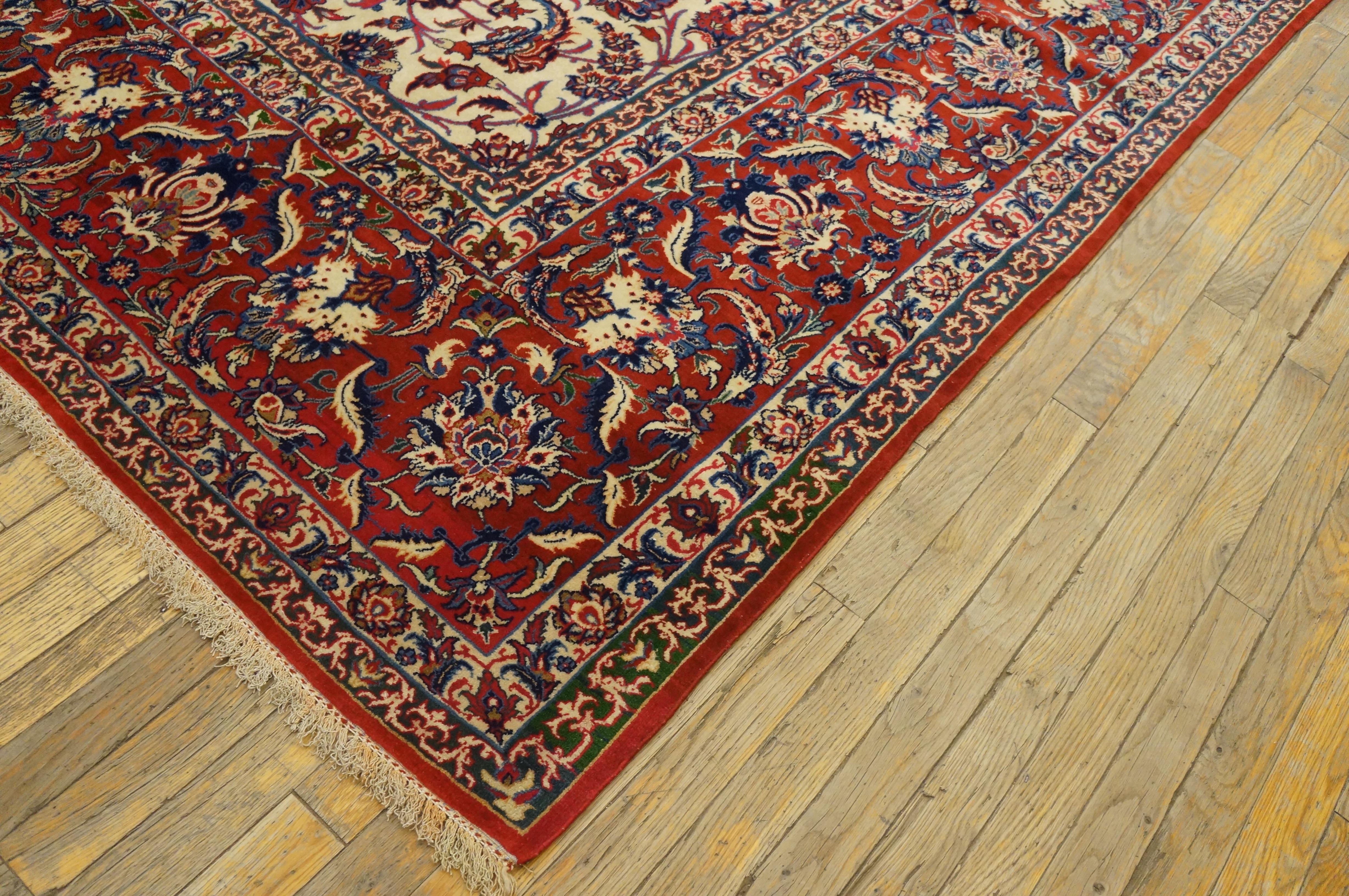 Mid-20th Century Antique Persian Isfahan For Sale