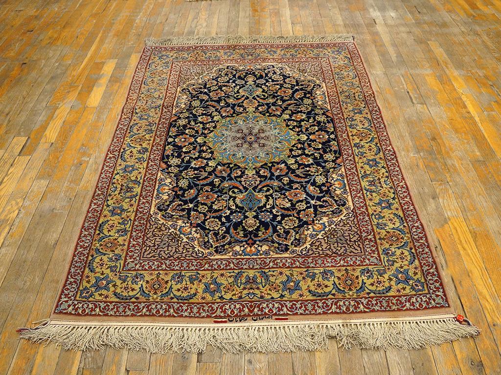 Antique Persian Isfahan, size: 3'7