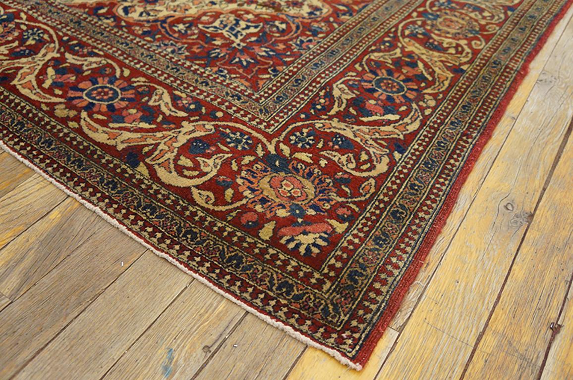 Early 20th Century Persian Isfahan Carpet ( 4'8