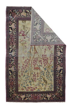 Antique Persian Isfahan (Ahmad) Area Rug 4'3" x 6'10"