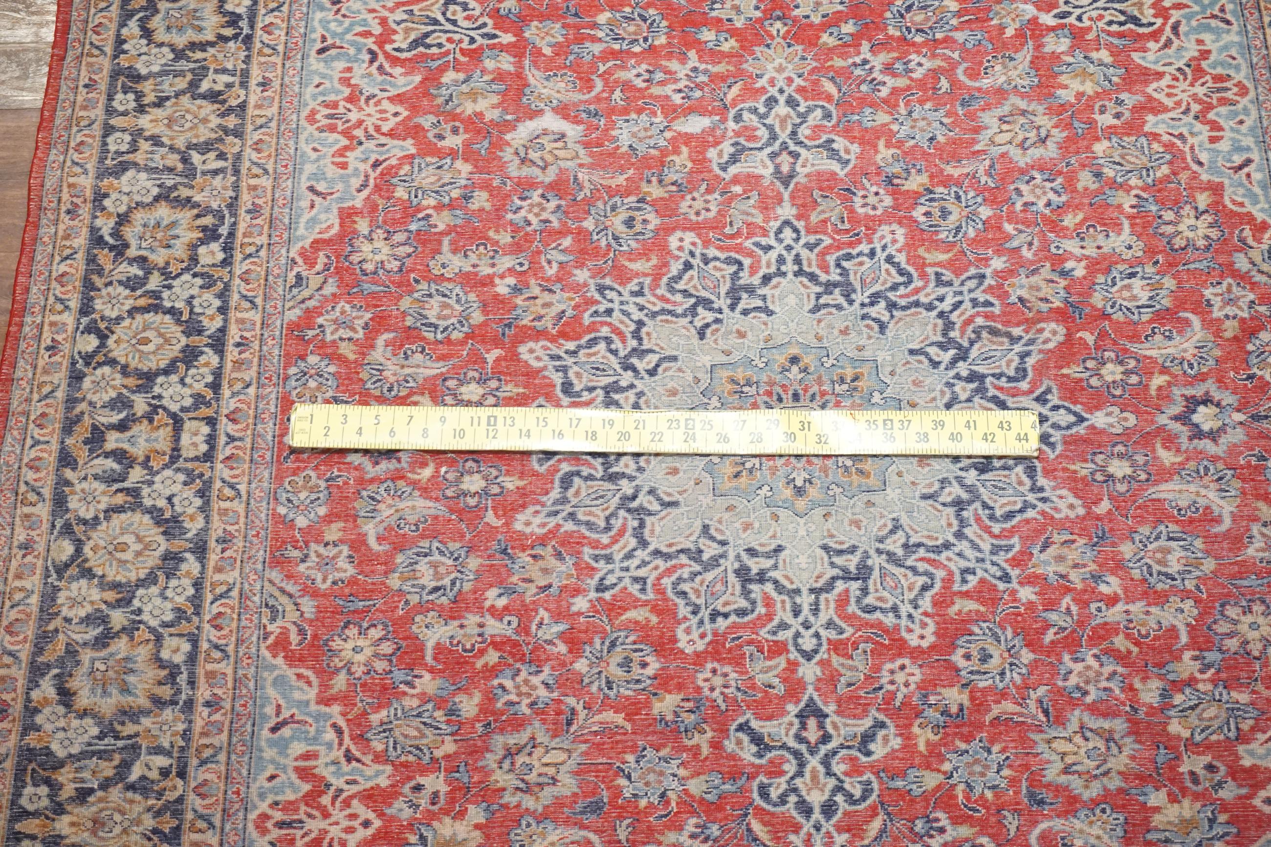 Wool Antique Persian Isfahan, circa 1940 For Sale