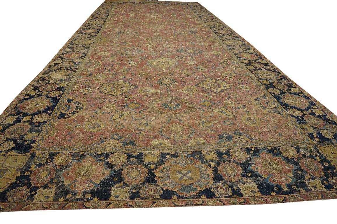 Mid 17th Century Safavid Isfahan Carpet ( 10'8
