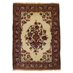 Antique Persian Isfahan Rug 2’2” x 2’11”