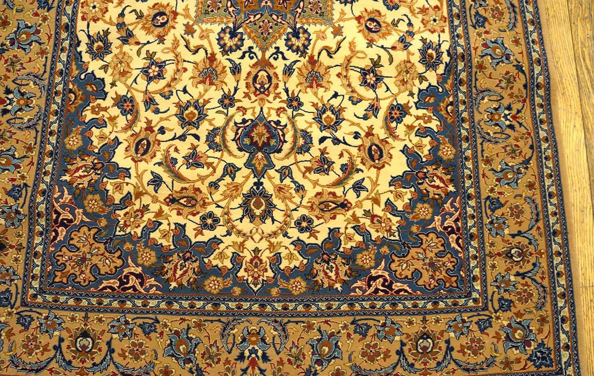 Mid-20th Century Antique Persian Isfahan Rug 3' 7'' x 5' 4''