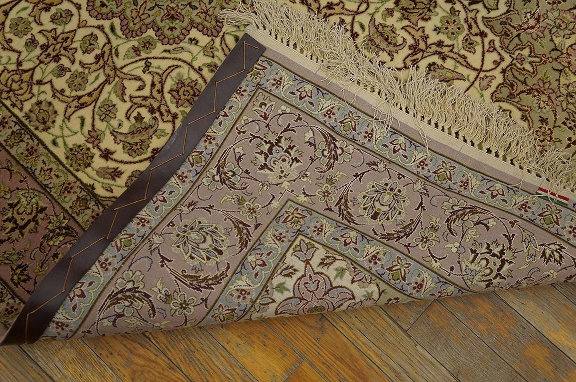 Mid-20th Century Antique Persian Isfahan Rug  3' 8''x5' 7'' For Sale