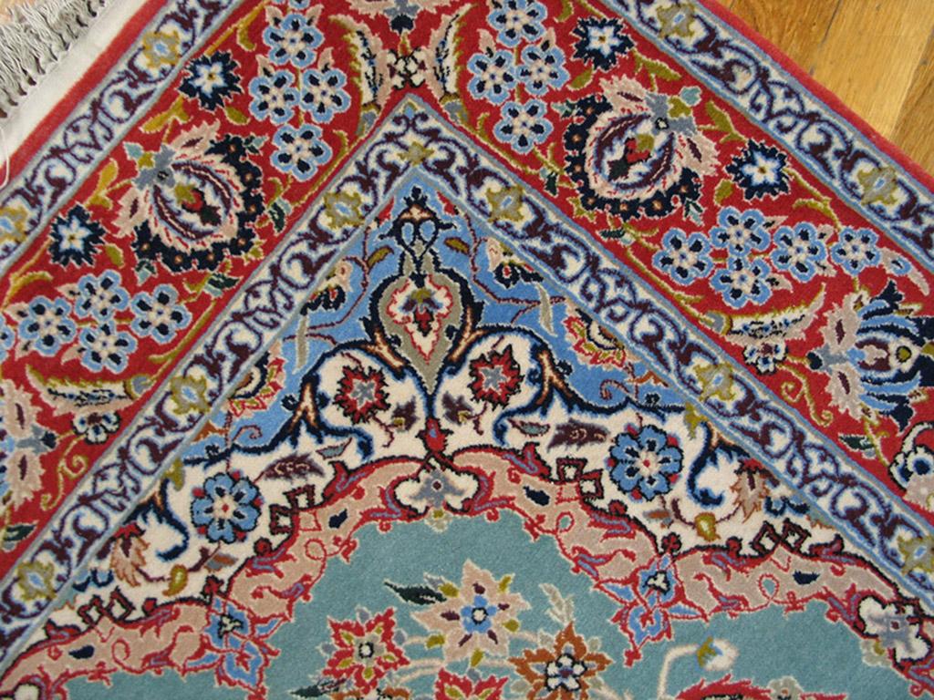 Mid-20th Century Antique Persian Isfahan Rug For Sale