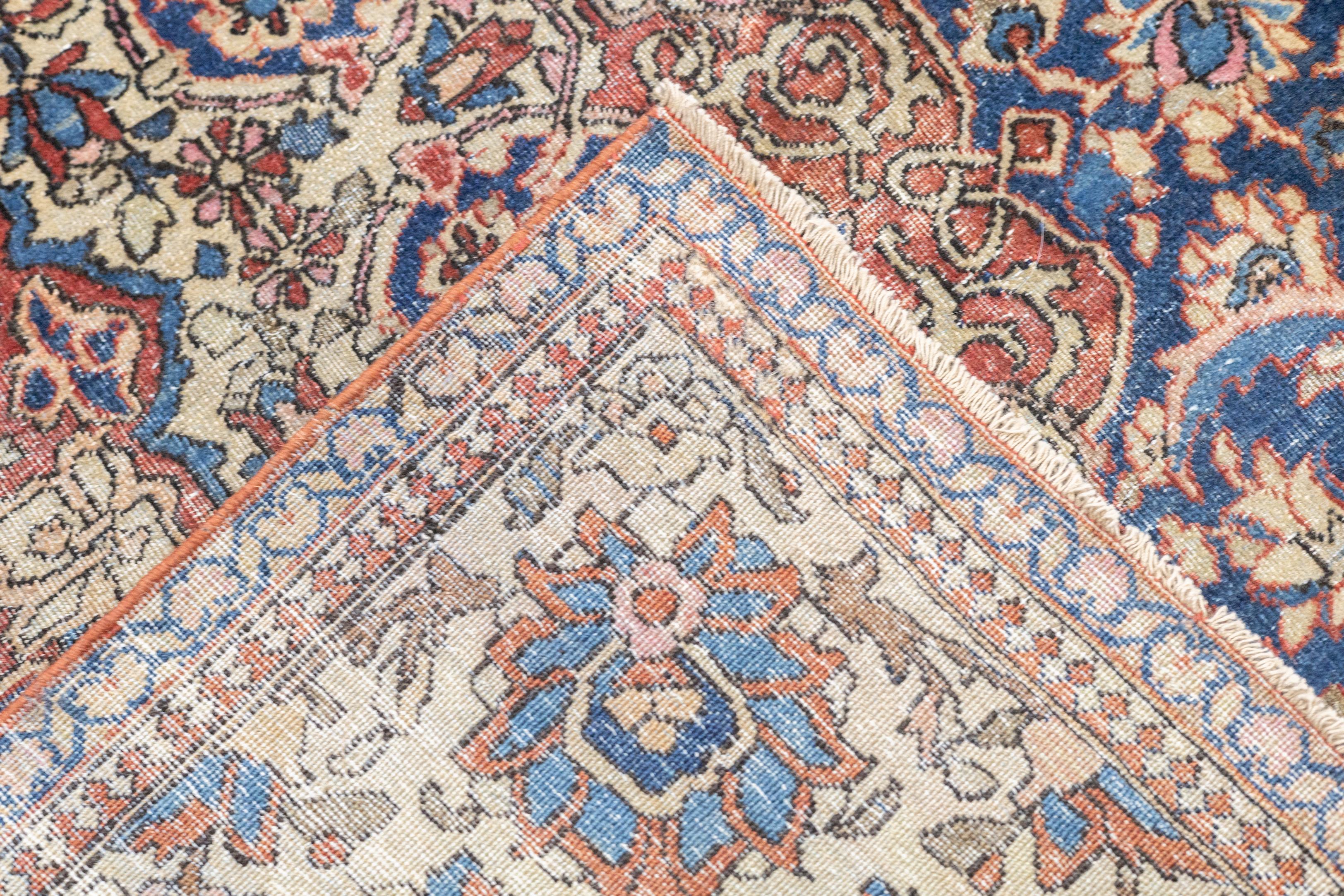Tappeto Isfahan persiano antico 4'2