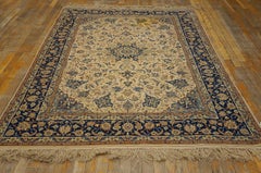 Antique Persian Isfahan Rug 5' 1" x 7' 4"