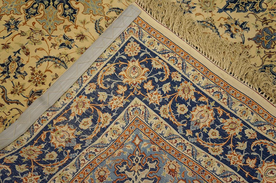 Antique Persian Isfahan Rug 5' 1