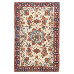 Antique Persian Isfahan Rug 5'0" x 7'6''