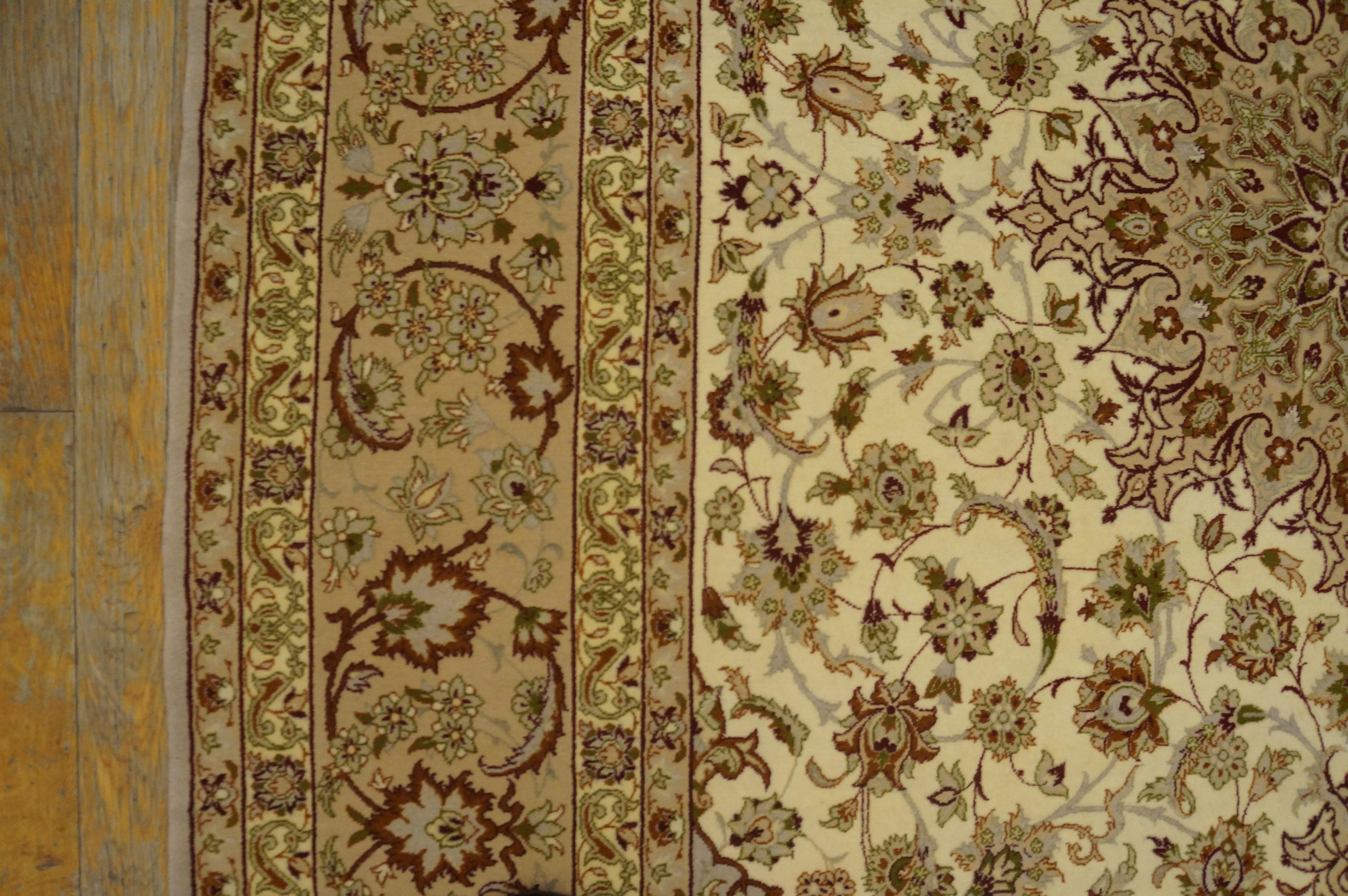 Mid-20th Century Antique Persian Isfahan Rug