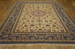 Antique Persian Isfahan Rug 7' 0" x 10' 5"