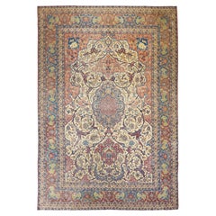 Antique Persian Isfahan Rug