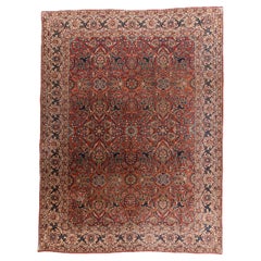 Tapis persan ancien d'Ispahan 9'0" x 12'0"
