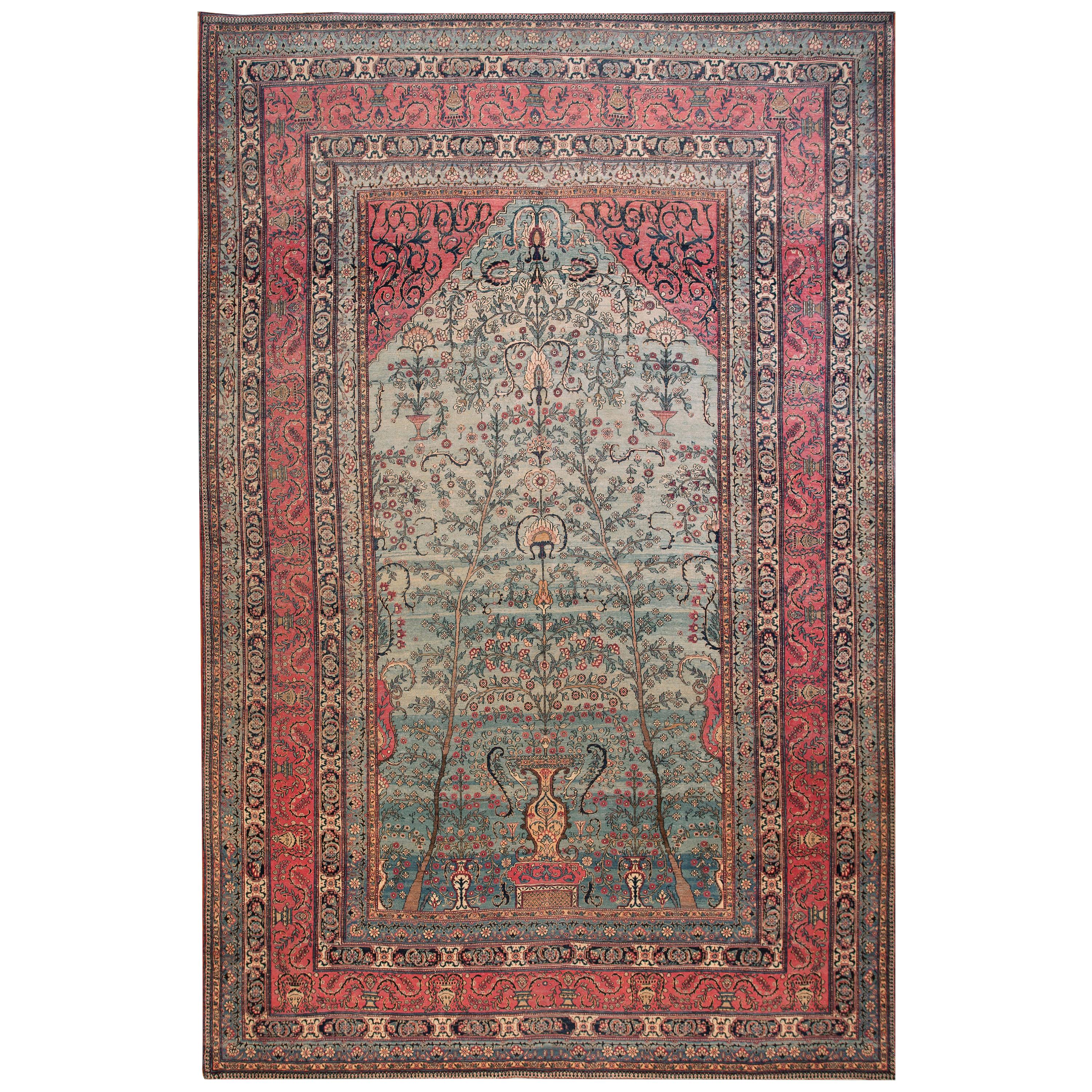Late 19th Century Persian Tehran Carpet ( 9'6" x 13'10" - 290 x 422 ) For Sale