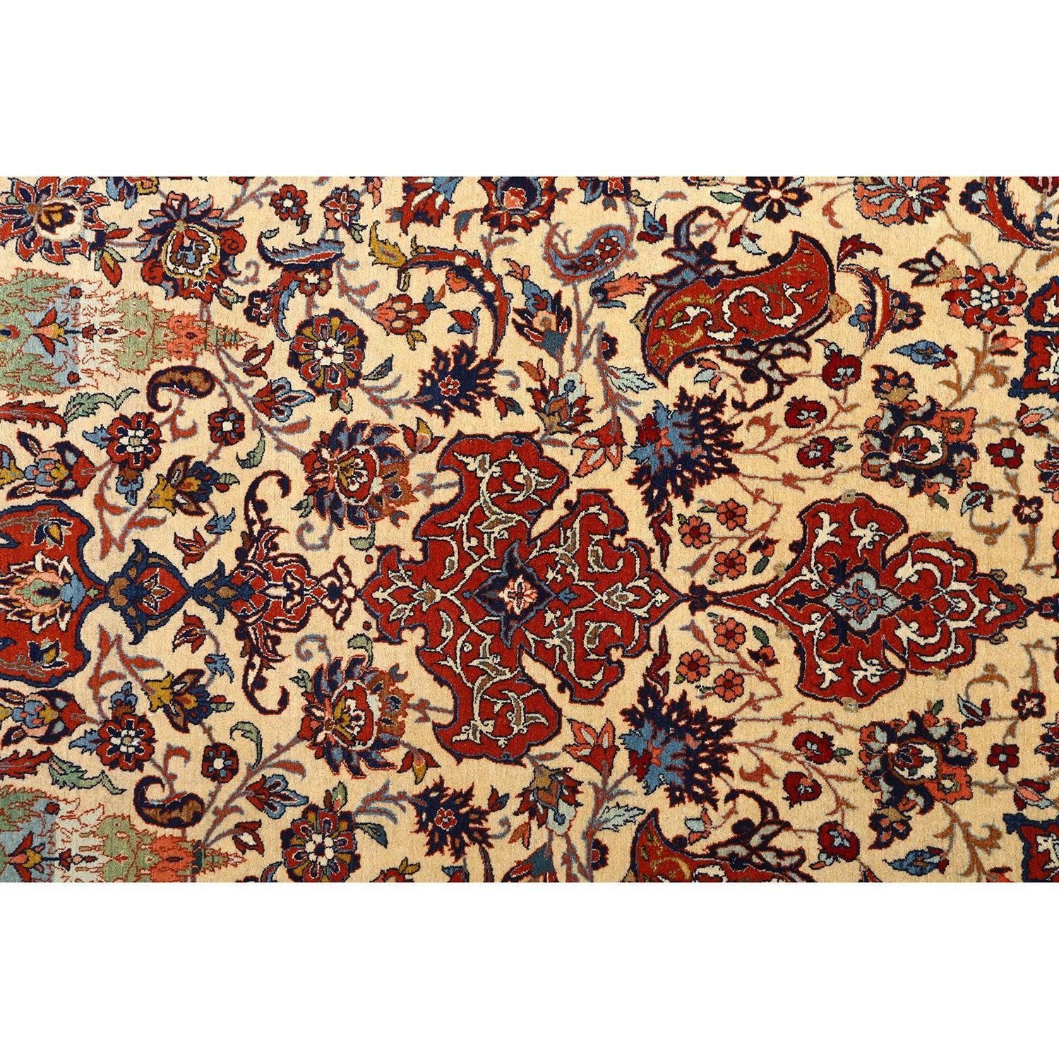 Isfahan rugs are renowned for their exceptional quality, intricate designs, and rich cultural heritage. Handwoven in the historic city of Isfahan, these rugs feature a blend of luxurious wool and silk, creating a stunning contrast of texture and