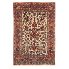 Antique Persian Isfahan Rug - Size: 7'3x4'11