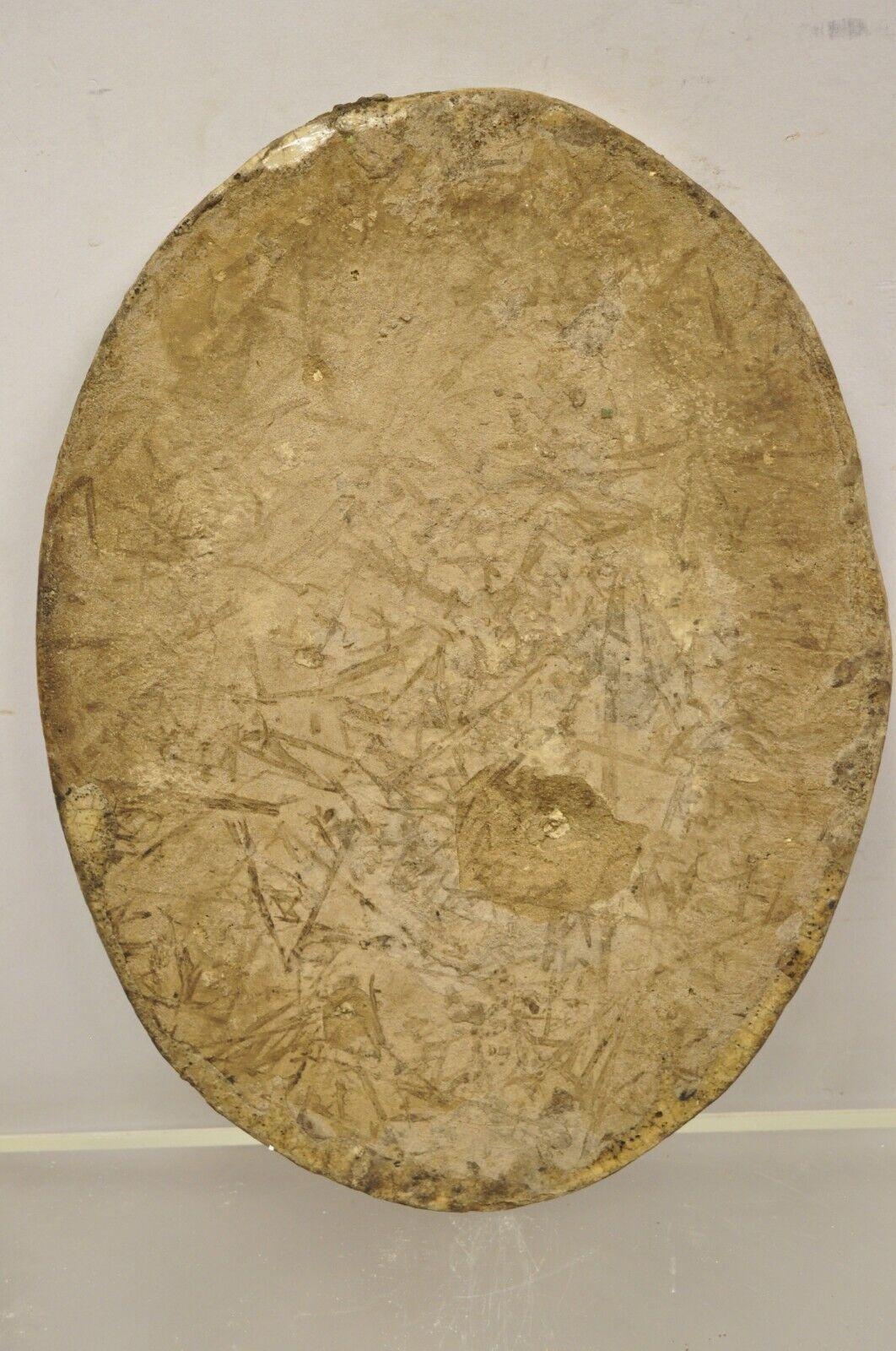 Antike ovale Keramik-Keramik-Figur des persischen Iznik Qajar-Stils mit Vogel C3 im Angebot 3