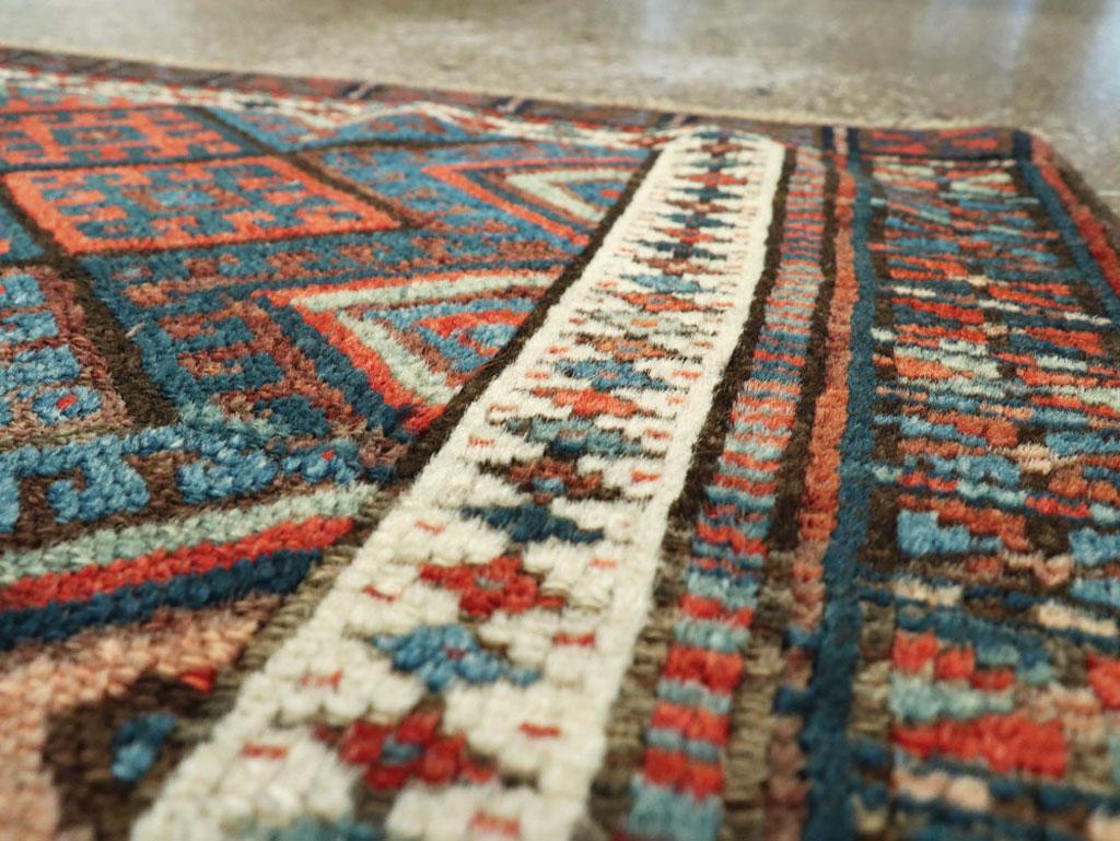 Small Tribal Antique Persian Jaff Kurd Rug In Good Condition In New York, NY