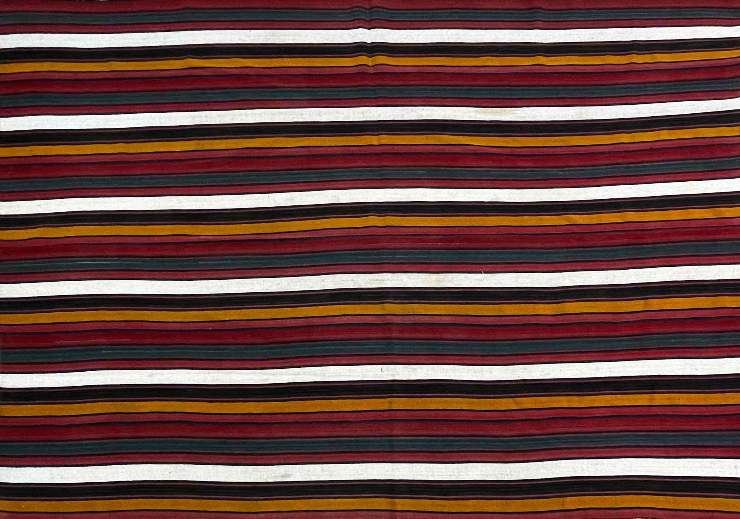 Laine Tapis persan ancien Kilim Jajim en vente