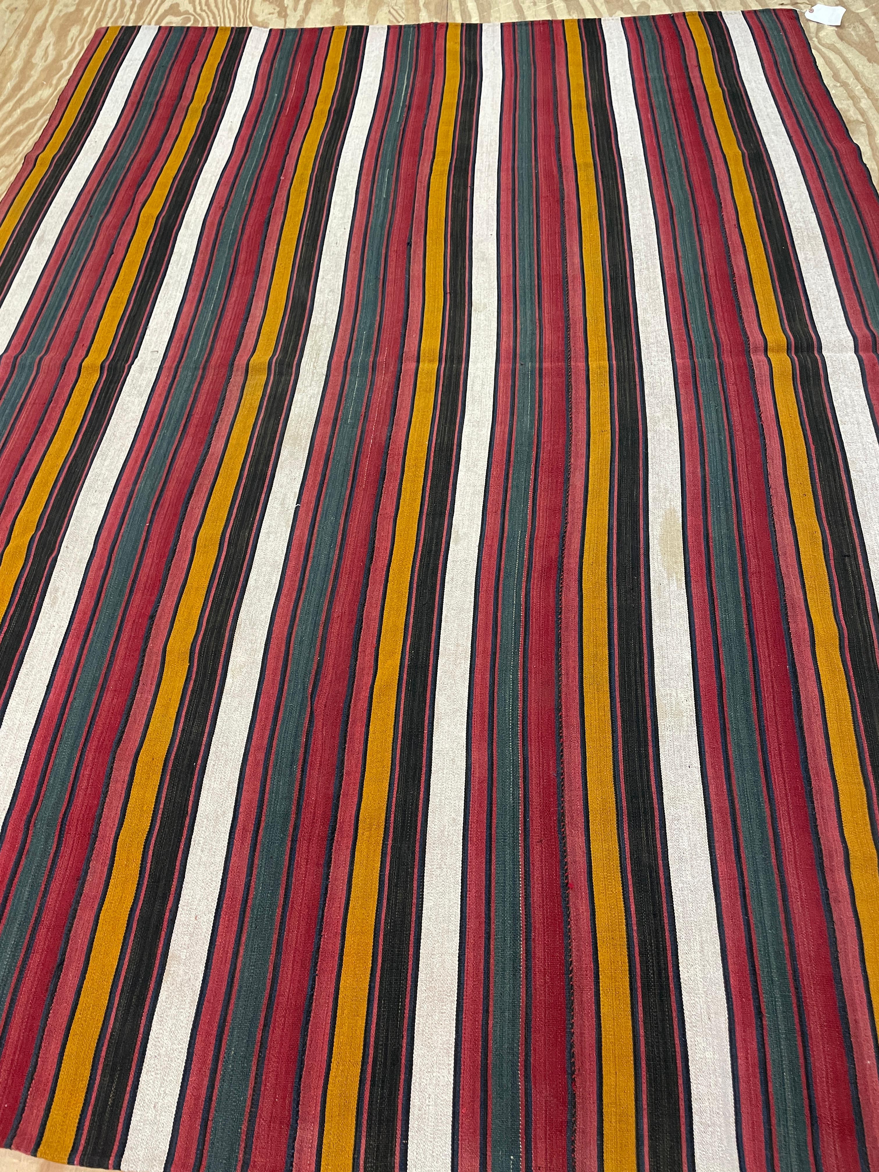 Tapis persan ancien Kilim Jajim en vente 2