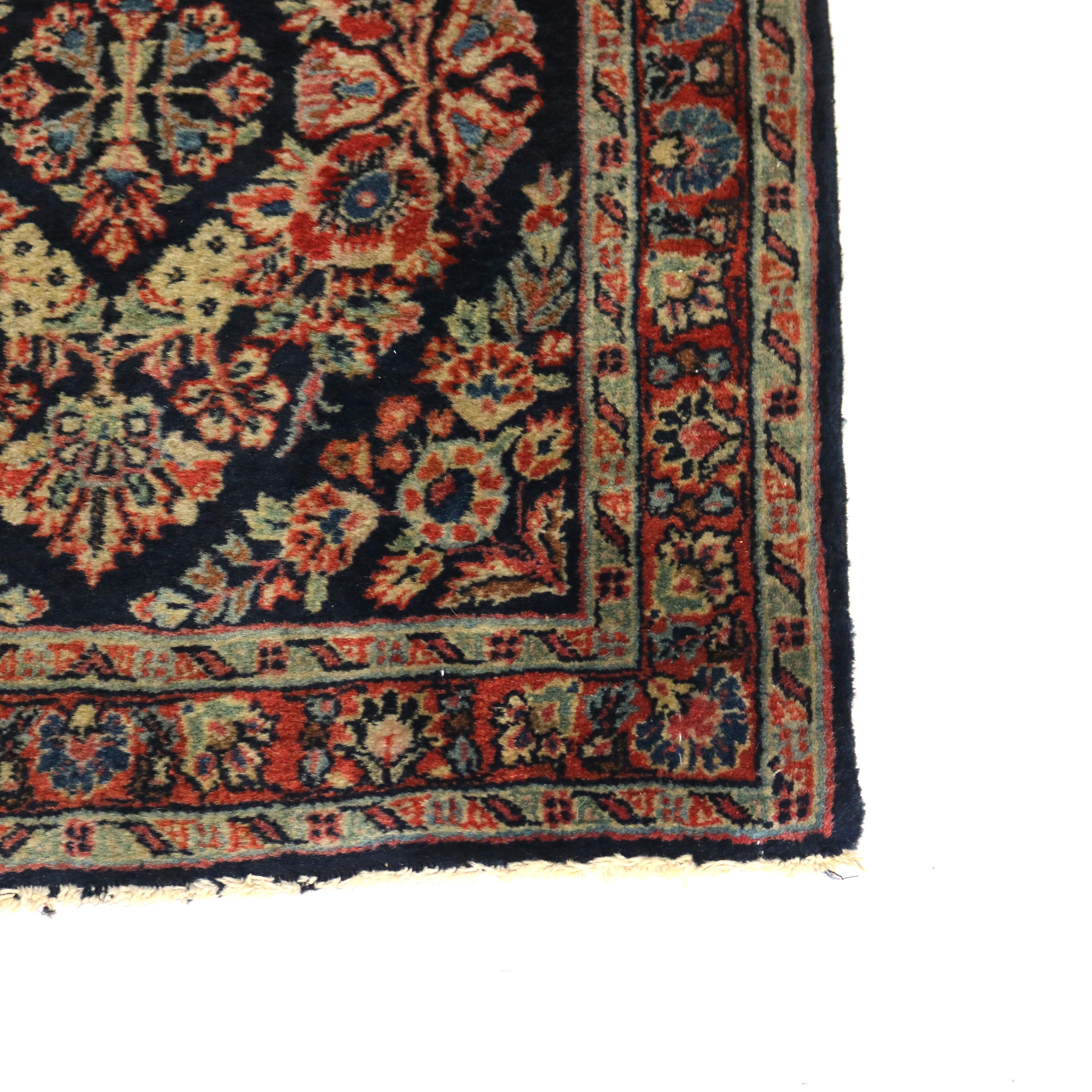 Antiker persischer Josan Sarouk-Wollteppich aus Josan Sarouk, um 1930 im Zustand „Gut“ im Angebot in Big Flats, NY