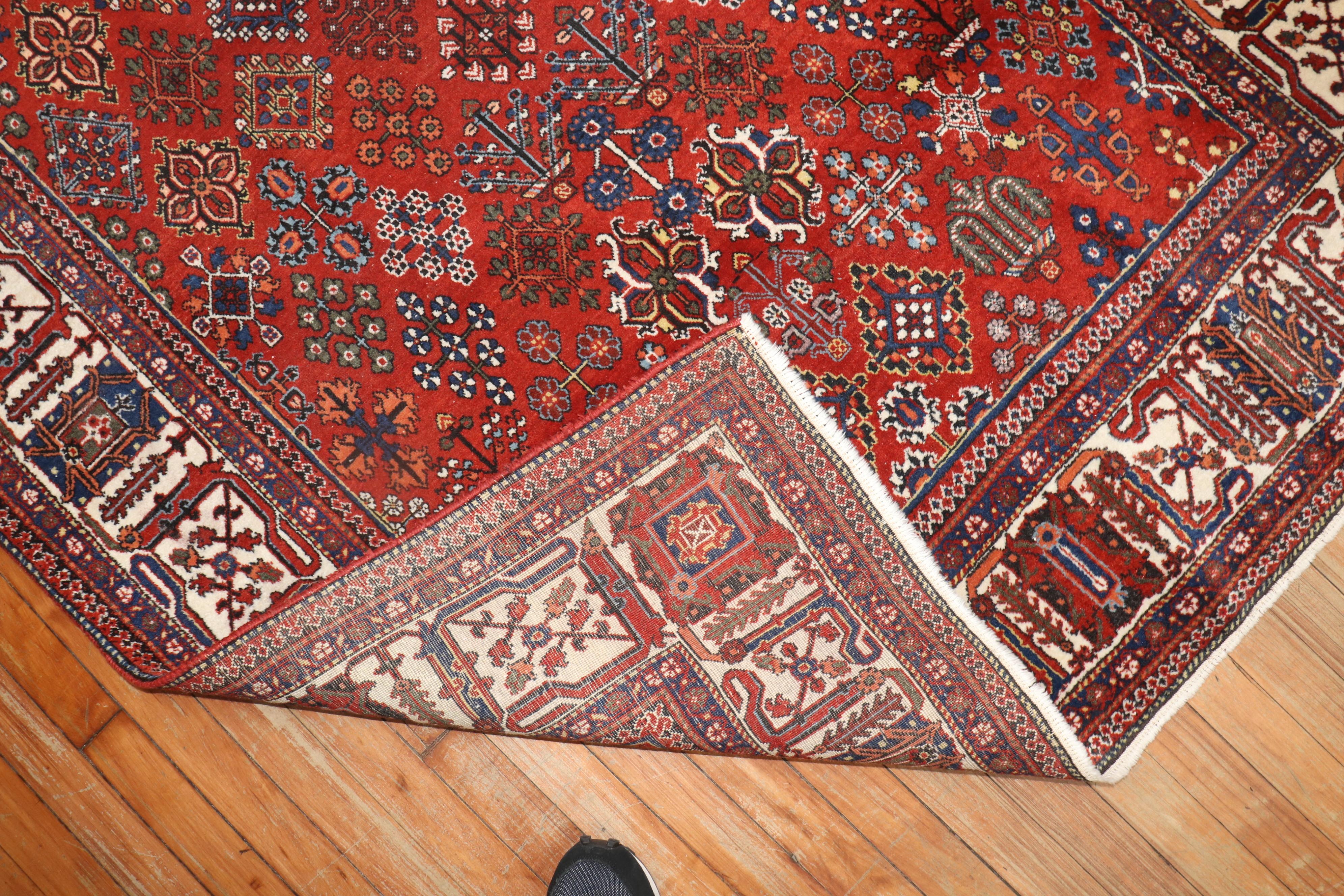 Antique Persian Joshegan Rug In Good Condition For Sale In New York, NY