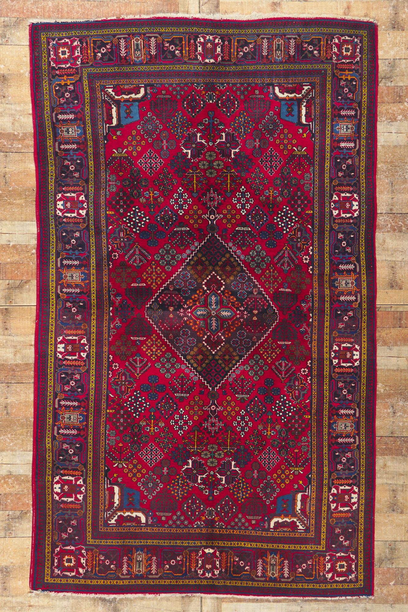Antique Persian Joshegan Rug For Sale 1