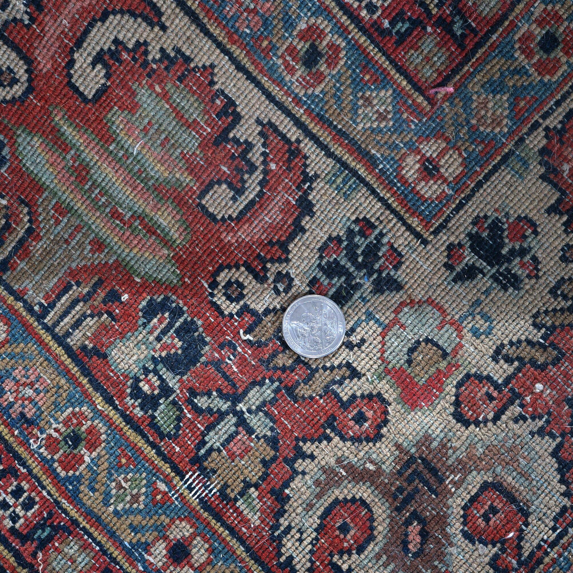 Antike persische Jozan Sarouk 5'x7' Wollteppich mit Allover Floral Design C1920 im Angebot 2