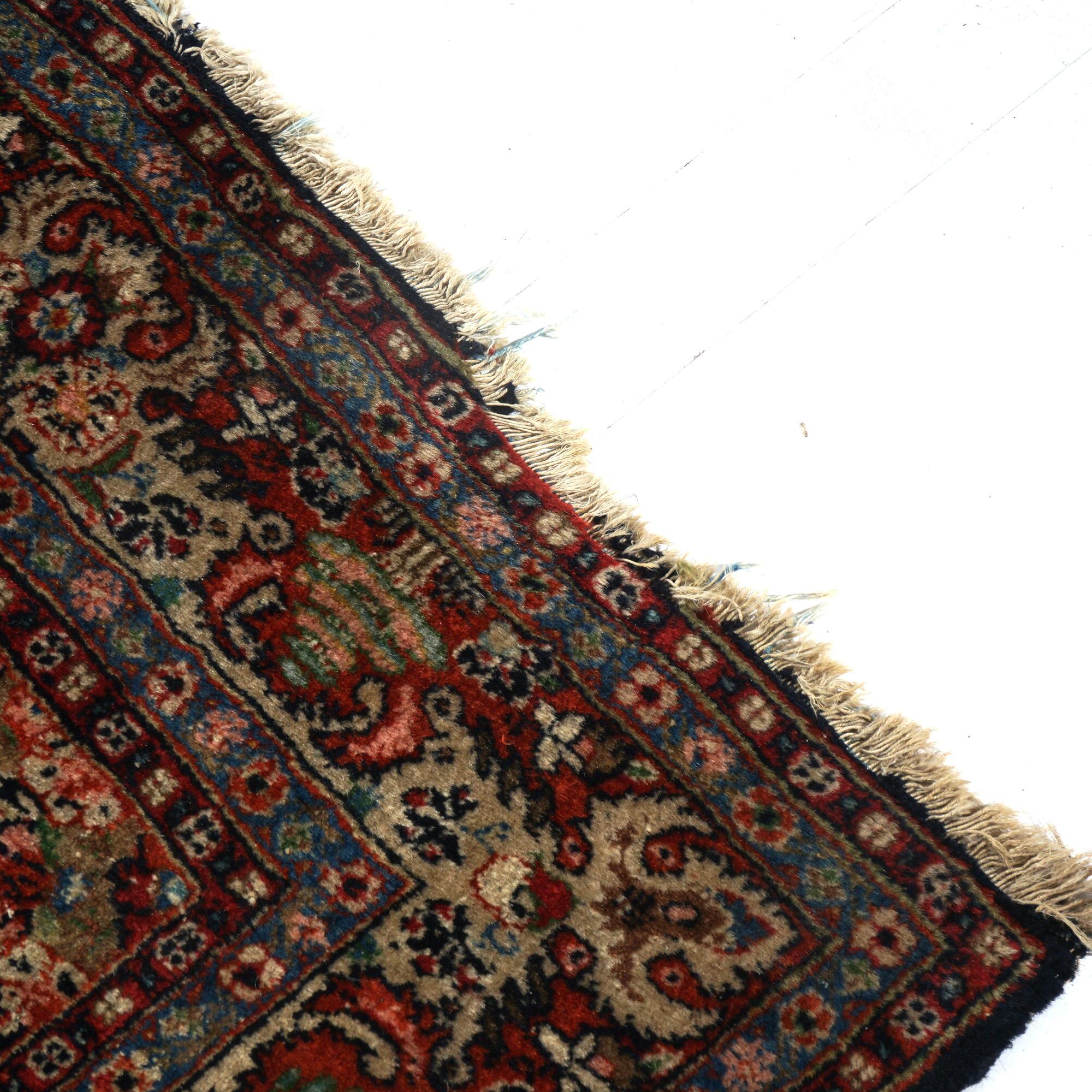 Antike persische Jozan Sarouk 5'x7' Wollteppich mit Allover Floral Design C1920 im Angebot 3
