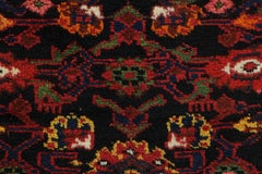 Antique Persian Karabagh Extra-Long Runner with Floral Medallions - Rug & Kilim